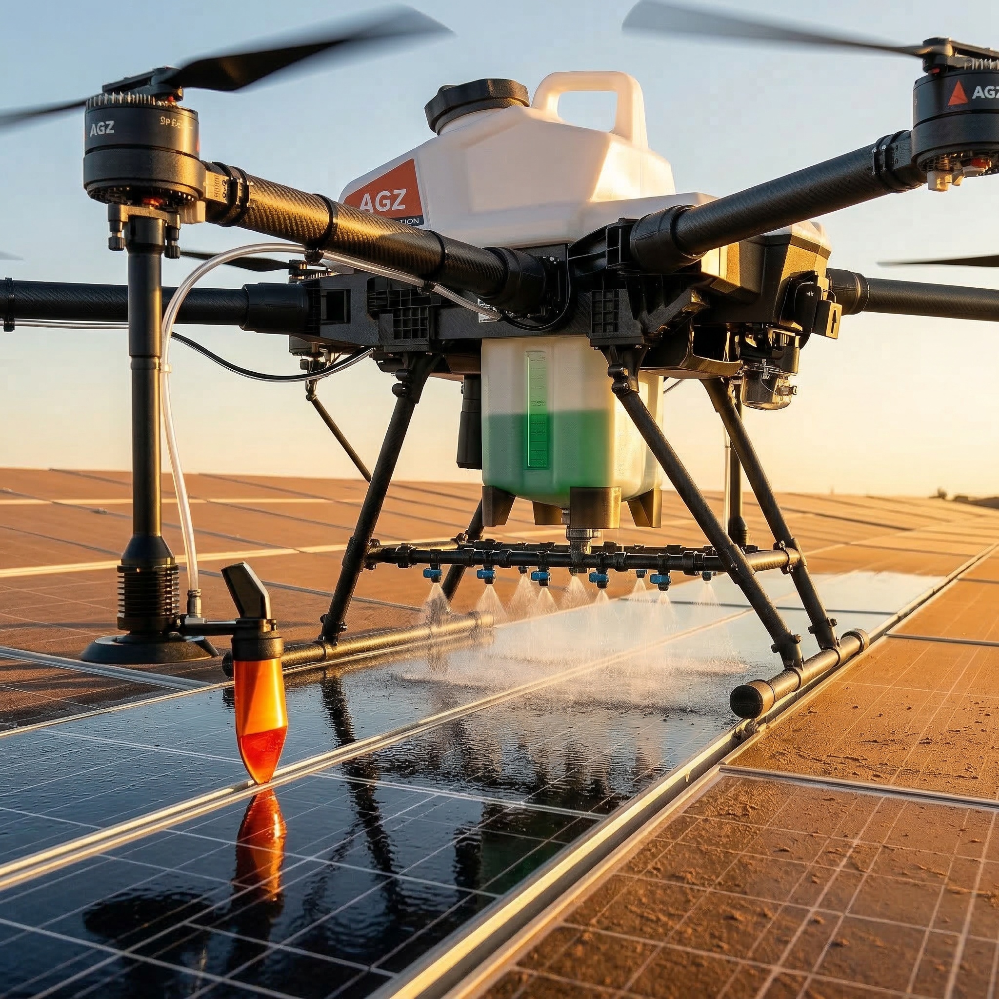 Dron profesjonalny w powietrzu